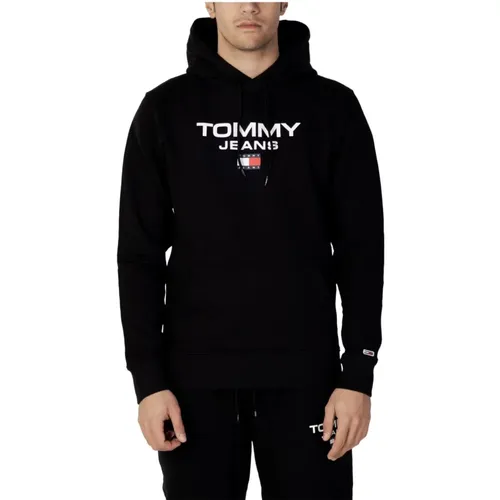 Schwarzer Kapuzenpullover - Tommy Jeans - Modalova