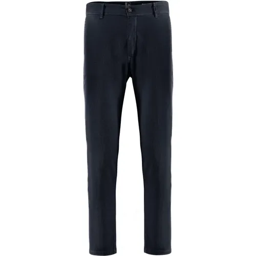 Stretch Cotton Piqué Chino Pants , male, Sizes: W34, W30, W31, W33, W36, W32, W38 - BomBoogie - Modalova