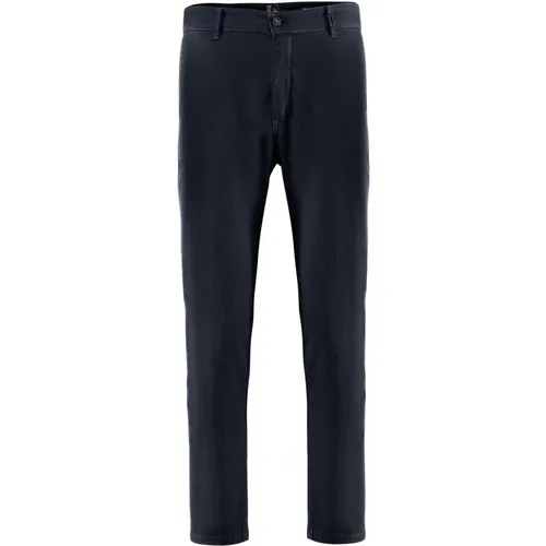 Stretch Cotton Piqué Chino Pants , male, Sizes: W34, W30, W33, W32, W38 - BomBoogie - Modalova