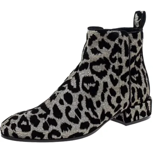 Pre-owned Velvet boots , female, Sizes: 4 UK - Dolce & Gabbana Pre-owned - Modalova