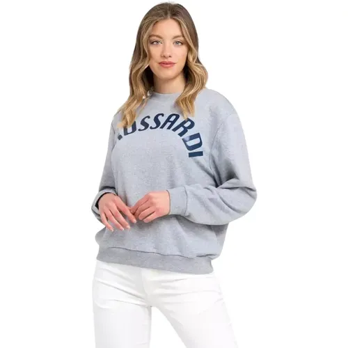 Casual Oversized Sweatshirt - Trussardi - Modalova