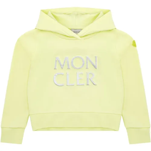 Kinder Kapuzenpullover Sweatshirt Logo - Moncler - Modalova