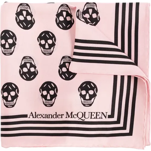 Silk scarf , female, Sizes: ONE SIZE - alexander mcqueen - Modalova