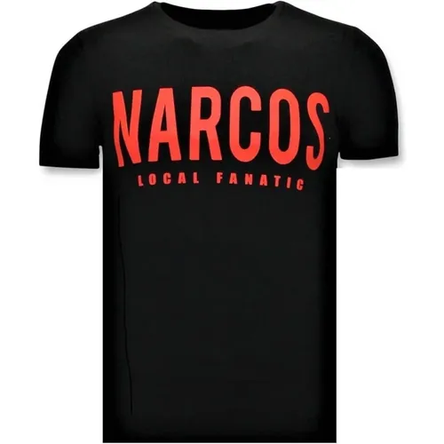 Cooles T-Shirt Männer - Narcos Pablo Escobar , Herren, Größe: L - Local Fanatic - Modalova