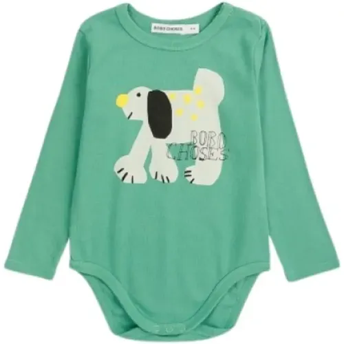 Grüner Hund Baby Body Winter 2024 - Bobo Choses - Modalova