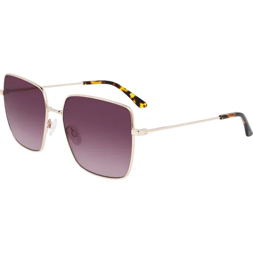 Gold/Violet Shaded Sunglasses,Rose Gold/Blue Shaded Sunglasses,/Blue Sunglasses - Calvin Klein - Modalova