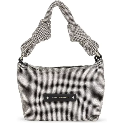 K/Evening crystal-embellished shoulder bag , female, Sizes: ONE SIZE - Karl Lagerfeld - Modalova