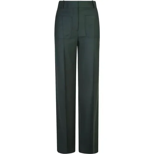 Straight Trousers Aw24 , female, Sizes: S - Victoria Beckham - Modalova