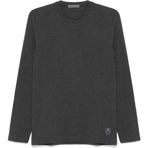 Cotton Sweatshirt Made in Italy , male, Sizes: 2XL - Corneliani - Modalova