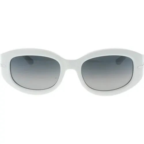 Klassische Sonnenbrille Schwarzer Rahmen , Damen, Größe: 56 MM - Persol - Modalova