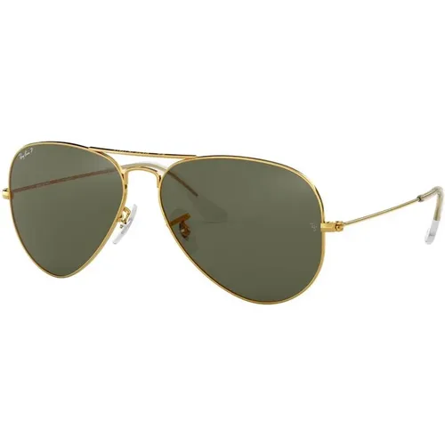 Klassische Aviator Sonnenbrille in Gold , unisex, Größe: 62 MM - Ray-Ban - Modalova