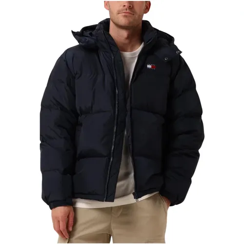 Herren Pufferjacke Alaska Stil , Herren, Größe: M - Tommy Jeans - Modalova