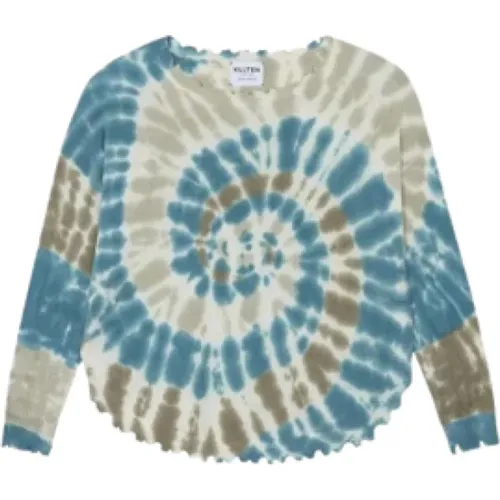 Kaschmir Tie & Dye Pullover , Damen, Größe: S - KUJTEN - Modalova