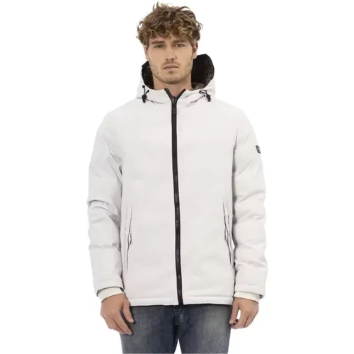 Trendige Weiße Jacke Mantel , Herren, Größe: 2XL - Baldinini - Modalova