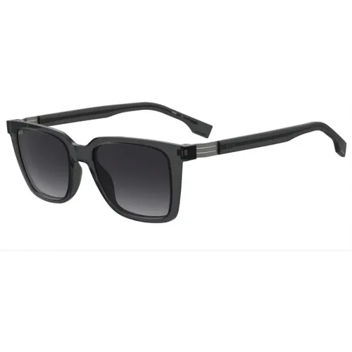 Graue Sonnenbrille , unisex, Größe: 53 MM - Hugo Boss - Modalova
