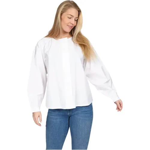 Puff Sleeve Shirt , female, Sizes: XL, S, 2XL, L, M - 2-Biz - Modalova