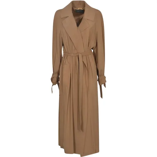 Belted Coats , female, Sizes: S - alberta ferretti - Modalova
