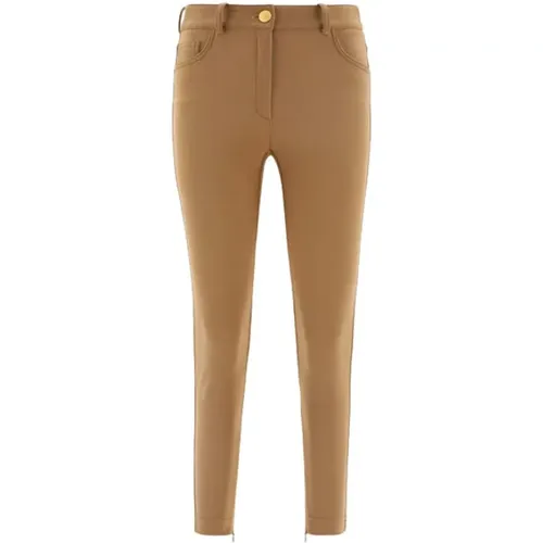 Slim-Fit Pants , female, Sizes: L - Elisabetta Franchi - Modalova