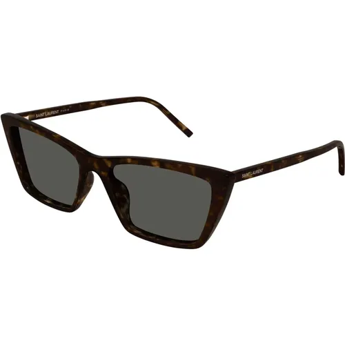 Mica Thin Sunglasses , female, Sizes: 54 MM - Saint Laurent - Modalova