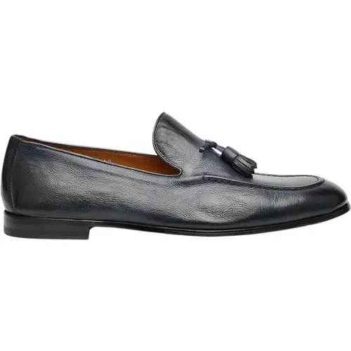 Men's Shoes Loafer Blu Ss23 , male, Sizes: 4 UK, 2 UK, 5 UK, 6 UK - Doucal's - Modalova