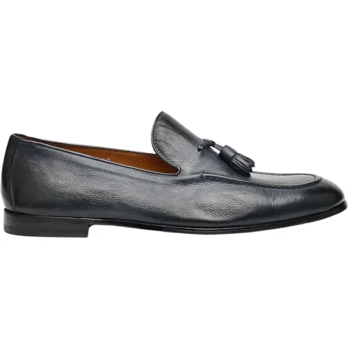 Men's Shoes Loafer Blu Ss23 , male, Sizes: 6 UK - Doucal's - Modalova