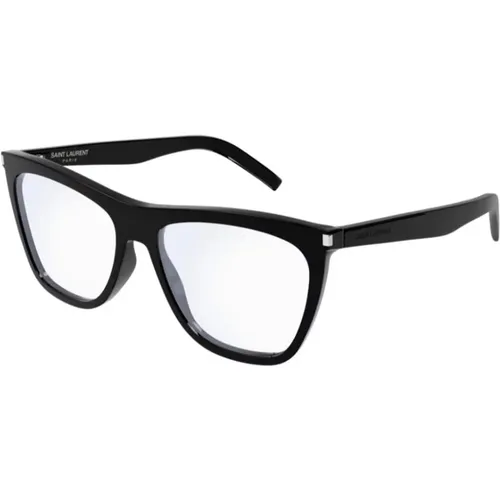 Stilvolle Acetatbrillen für modebewusste Frauen , Damen, Größe: ONE Size - Saint Laurent - Modalova