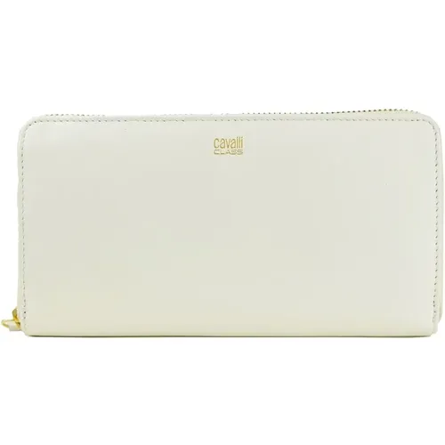 Elegant Leather Wallet , female, Sizes: ONE SIZE - Cavalli Class - Modalova