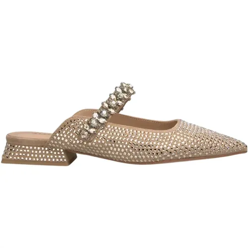 Rhinestone mule , Damen, Größe: 35 EU - Alma en Pena - Modalova