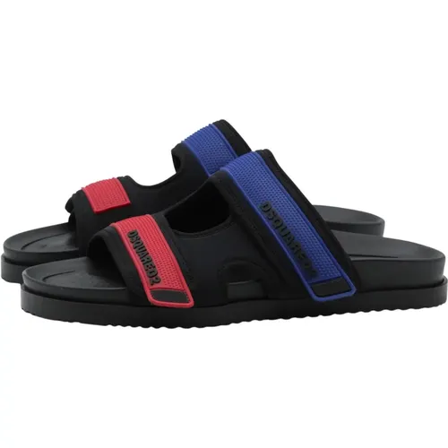 Slides Sport Tape , Herren, Größe: 40 EU - Dsquared2 - Modalova