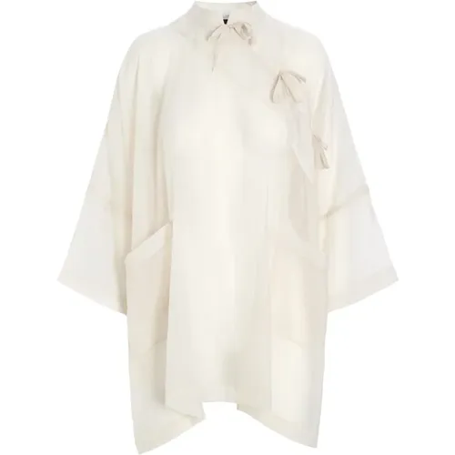 Elegant Ivory Sukasu Tunic Top , female, Sizes: L, M - Bitte Kai Rand - Modalova