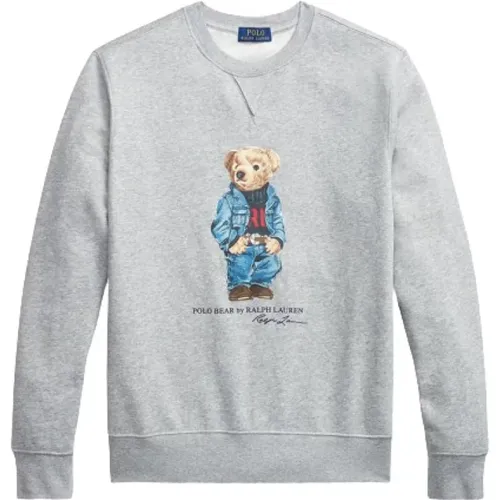 Bear Motif Sweatshirt , male, Sizes: XL - Polo Ralph Lauren - Modalova