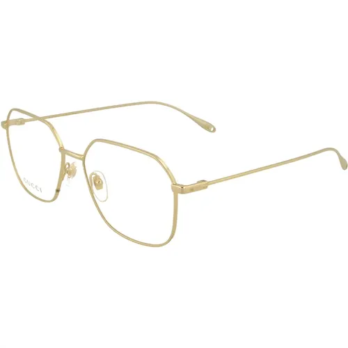 Brille,Silver Eyewear Frames,Eyeglasses Gg1032O 005 gold gold transparent - Gucci - Modalova