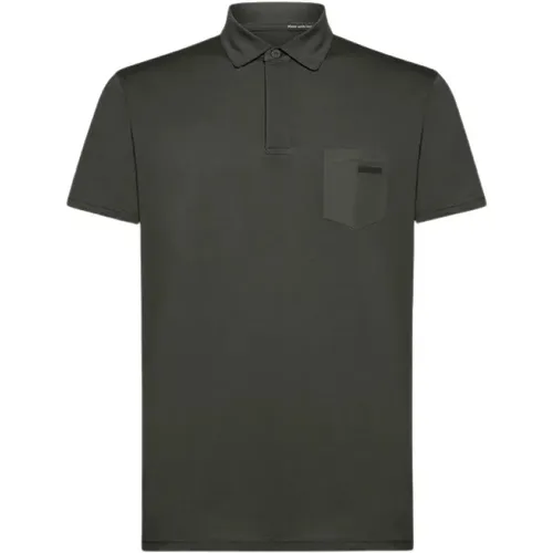 Polo-Shirt aus Baumwolle mit Tasche , Herren, Größe: M - RRD - Modalova