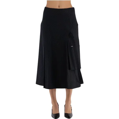 Chalk Stripe Skirt , female, Sizes: M, L - Sacai - Modalova