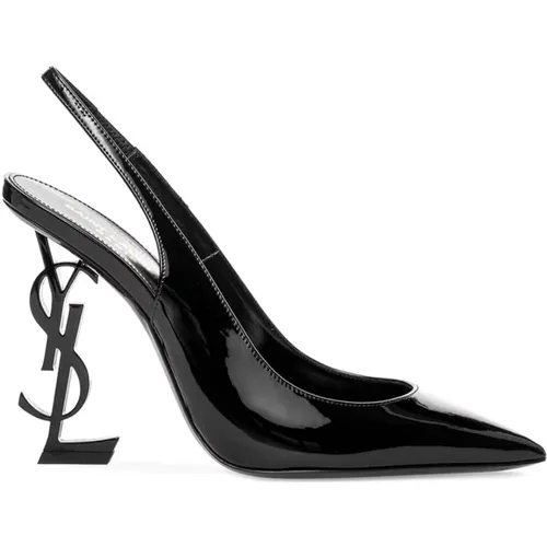 Slingback Pumps , female, Sizes: 3 UK, 2 1/2 UK, 4 UK, 4 1/2 UK - Saint Laurent - Modalova