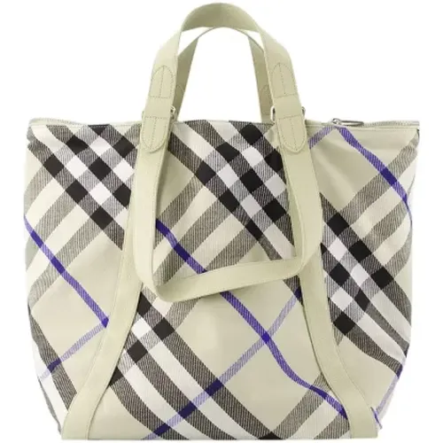 Pre-owned Fabric shoppers , female, Sizes: ONE SIZE - Burberry Vintage - Modalova