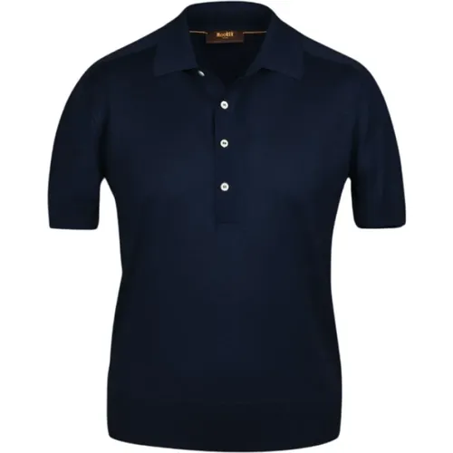 T-Shirt,Polo Hemd,Mulberry Silk Polo Shirt - Moorer - Modalova