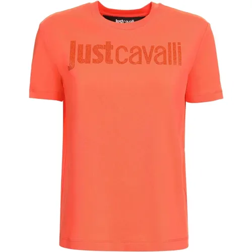 Stilvolle T-Shirts und Polos , Damen, Größe: XS - Just Cavalli - Modalova