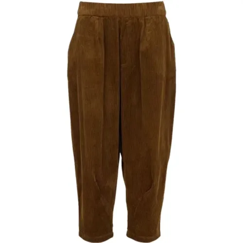 Cotton Corduroy Trousers , female, Sizes: S, XS - Mes Demoiselles - Modalova