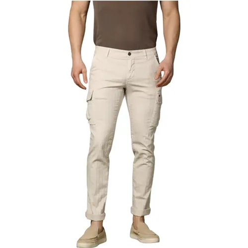 Slim Fit Cargo Hose aus Baumwolle , Herren, Größe: M - Mason's - Modalova