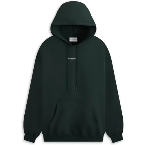 Oversized Baumwoll-Hoodie mit Tasche , Herren, Größe: M - Drole de Monsieur - Modalova