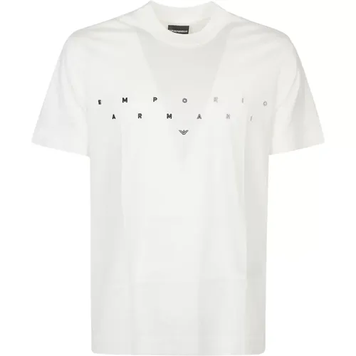 Puffy Vanilla T-Shirt , Herren, Größe: XL - Emporio Armani - Modalova