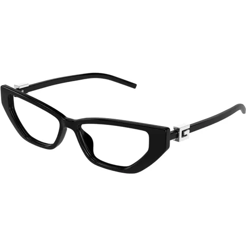 Mode Brille Schwarzer Rahmen , Damen, Größe: 53 MM - Gucci - Modalova