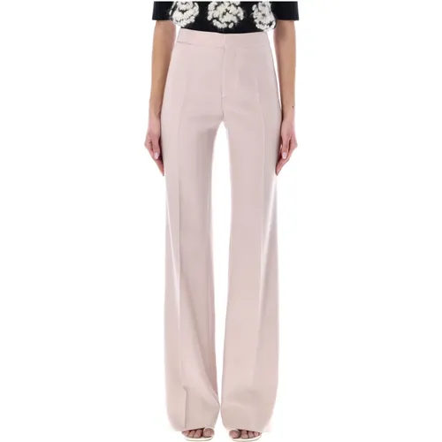 Luxury Wool Silk Cashmere Flared Pants , female, Sizes: XS - Chloé - Modalova