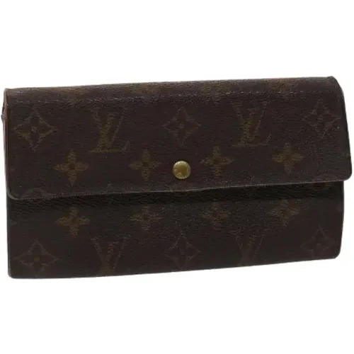 Pre-owned Canvas Louis Vuitton Wallet , female, Sizes: ONE SIZE - Louis Vuitton Vintage - Modalova