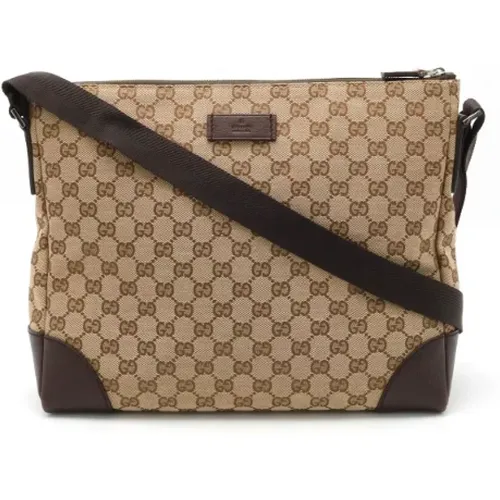 Pre-owned Canvas crossbody-bags , female, Sizes: ONE SIZE - Gucci Vintage - Modalova