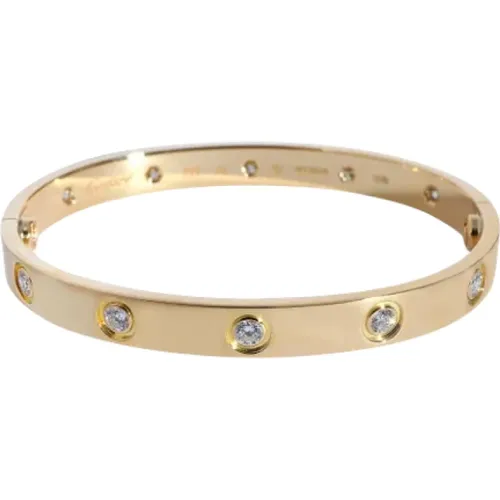 Pre-owned Gold bracelets , female, Sizes: ONE SIZE - Cartier Vintage - Modalova