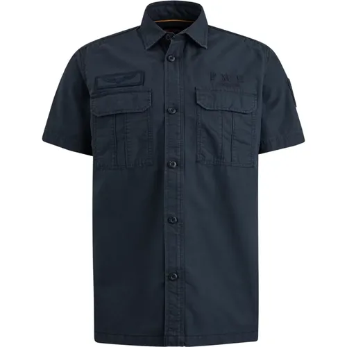 Short Sleeve Shirt Ctn ottoman , Herren, Größe: M - PME Legend - Modalova