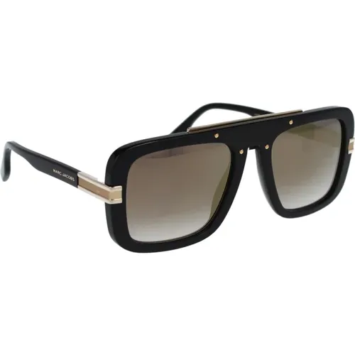 Stylish Mirror Lens Sunglasses for Men , male, Sizes: 60 MM - Marc Jacobs - Modalova