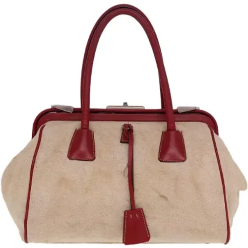 Pre-owned Canvas prada-bags , female, Sizes: ONE SIZE - Prada Vintage - Modalova